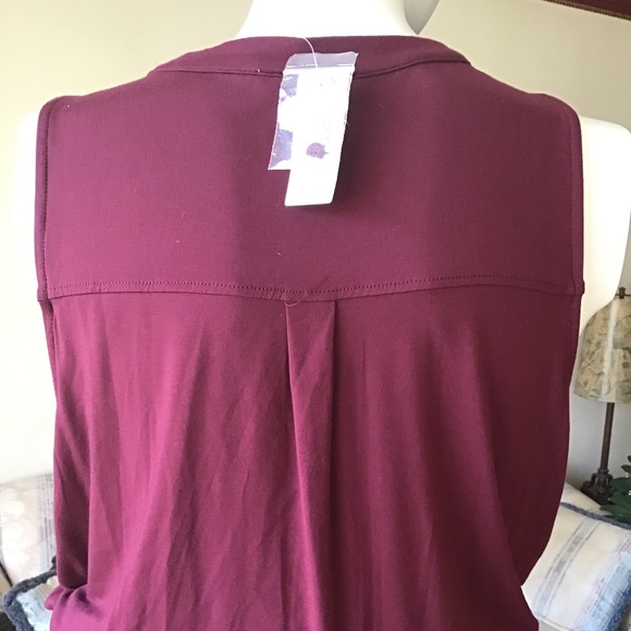 Reitmans Burgundy Jumpsuit - Picture 9 of 11